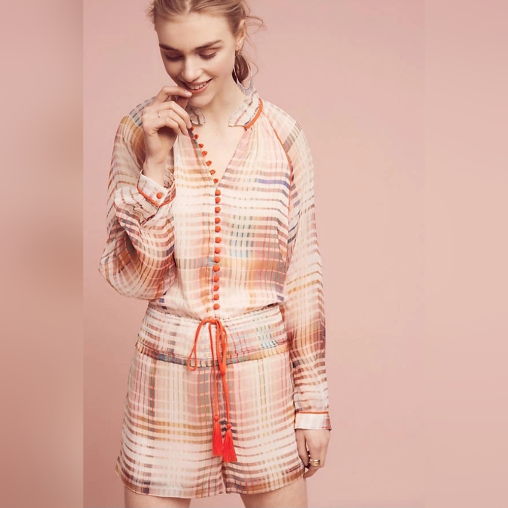 Adelyn Rae Multicolor Striped Romper